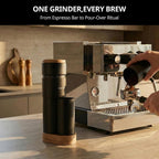 Geimori T38 Plus - Molinillo de café para expreso/goteo, antiestático de