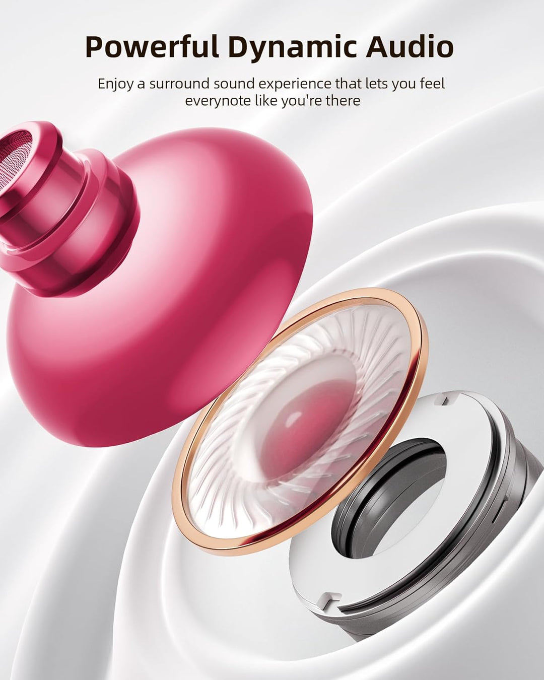PocBuds - Auriculares Bluetooth Inalámbricos con Estuche de Carga I...