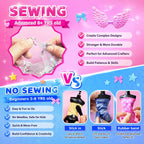 AGENTLAN - Kits de diseño de moda para niñas, más de 900 piezas