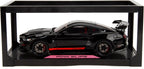 Jada Pink Slips 2022 Shelby GT500 Code Red - Modelo fundido a presión a escala 1:18 con puertas de apertura y dirección de trabajo, para coleccionistas y entusiastas mayores de 14 años, color negro