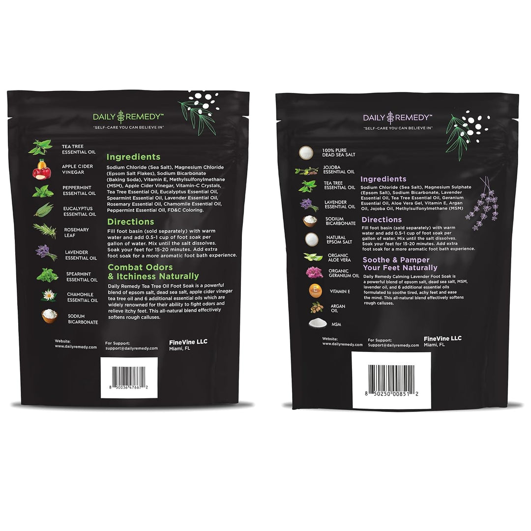 DAILY REMEDY Extra Strength - Juego de aceite de árbol de té y lava...