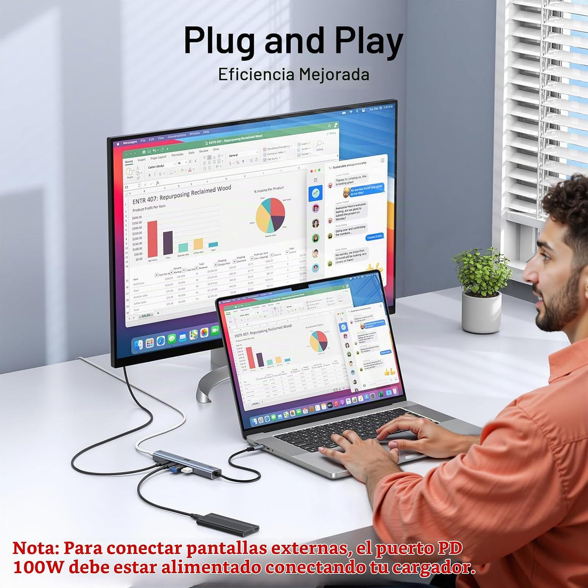 Selore&S-Global, UC4308, hub USB