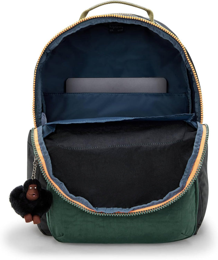 Kipling Mochila para portátil Seoul 15 para mujer, duradera, espaci...