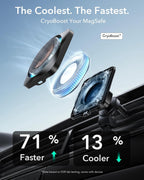 ESR para cargador MagSafe de montaje de coche de 15 W con CryoBoost para
