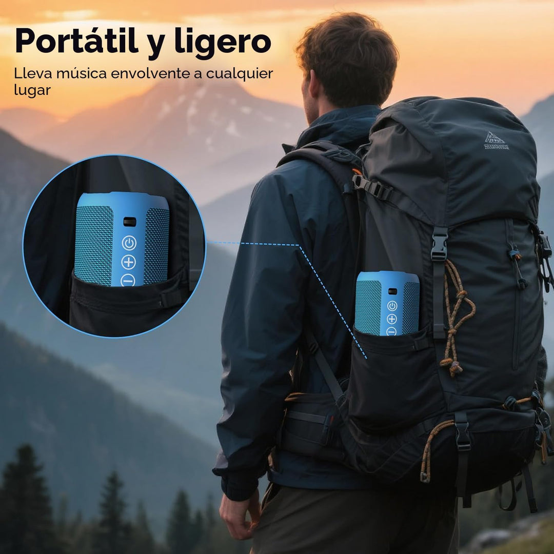 Ortizan - Bocinas Bluetooth 5.3 portátiles para exterior, impermeab...
