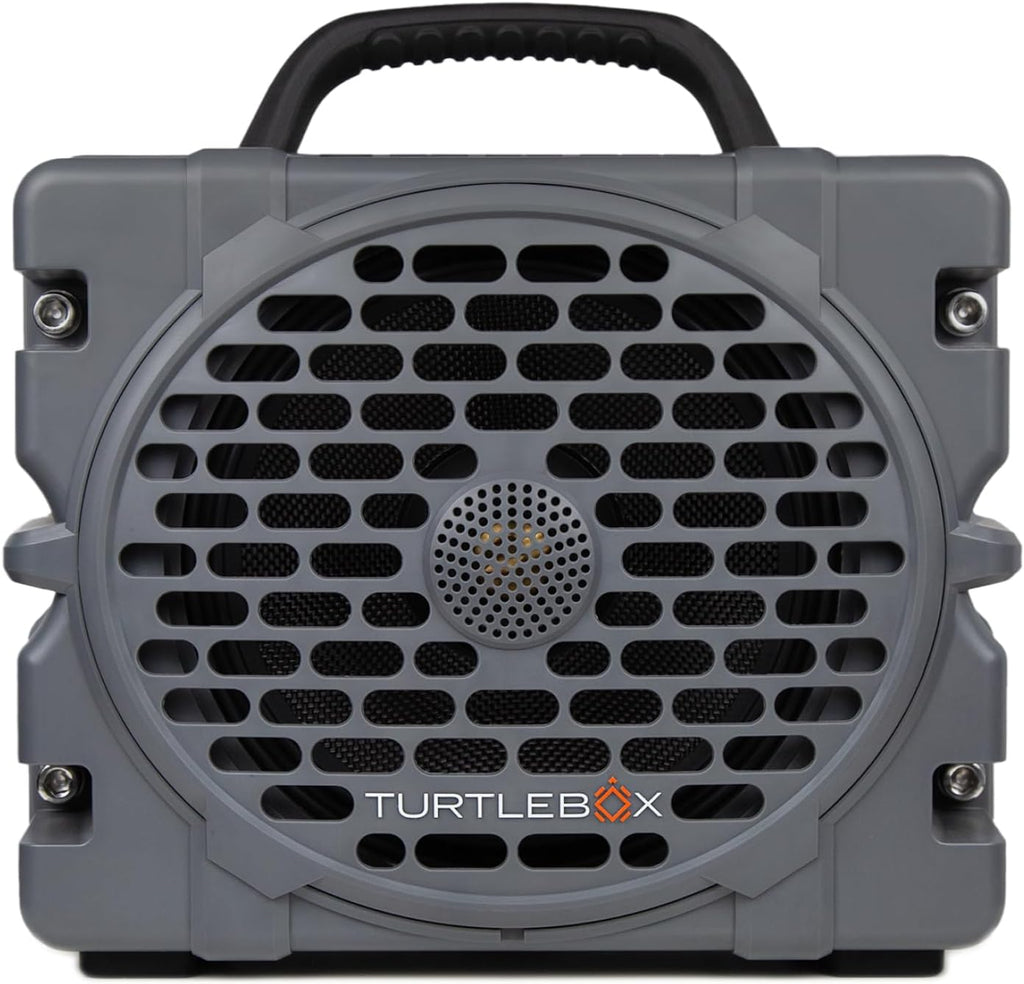 Turtlebox Grande, altavoz Bluetooth para exteriores más grande, impermeable, gris