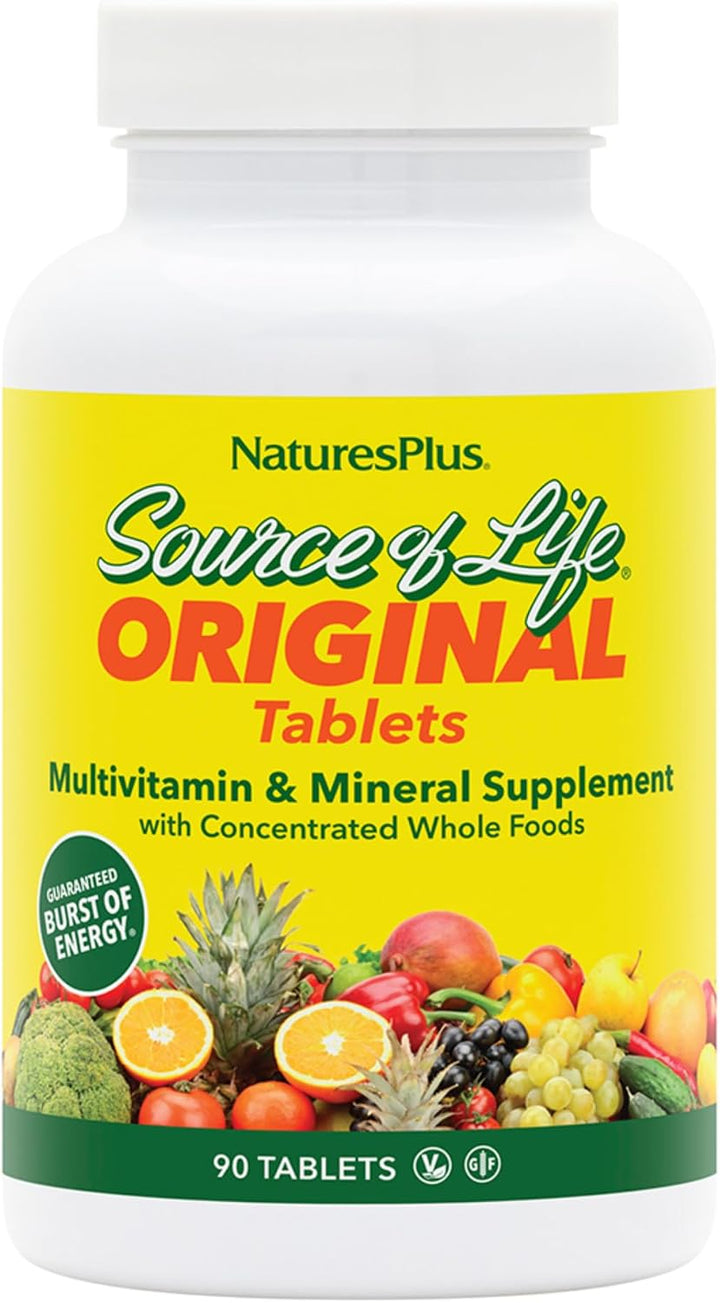 NaturesPlus Source of Life - 90 tabletas, paquete de 2 - Suplemento...