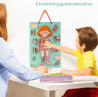 Rompecabezas de cuerpo humano para niños pequeños, 90 piezas