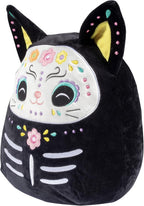 Squishmallows 12-Inch Halloween Zelina Day de Dead Cat Jazwares Plush