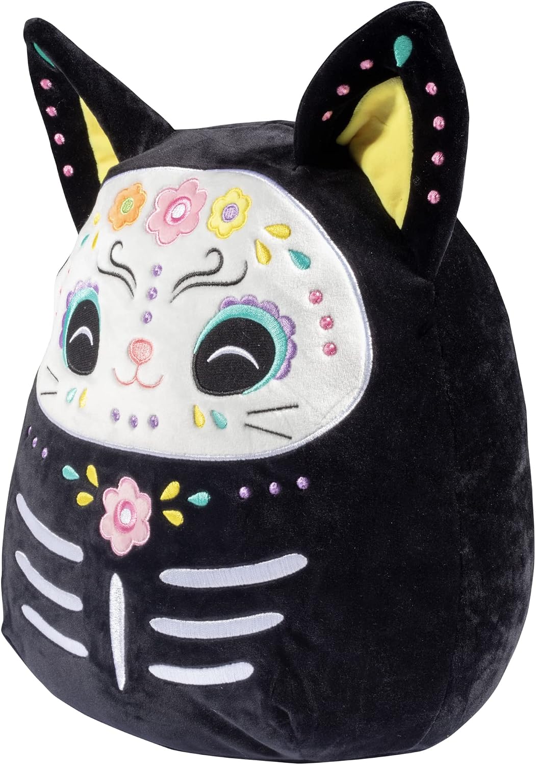 Squishmallows 12-Inch Halloween Zelina Day de Dead Cat Jazwares Plush