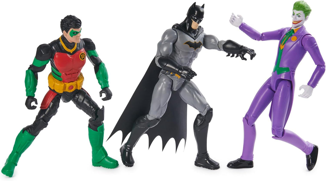 DC Comics Figuras de acción de Batman: Joker, Robin y el Hombre Mur...