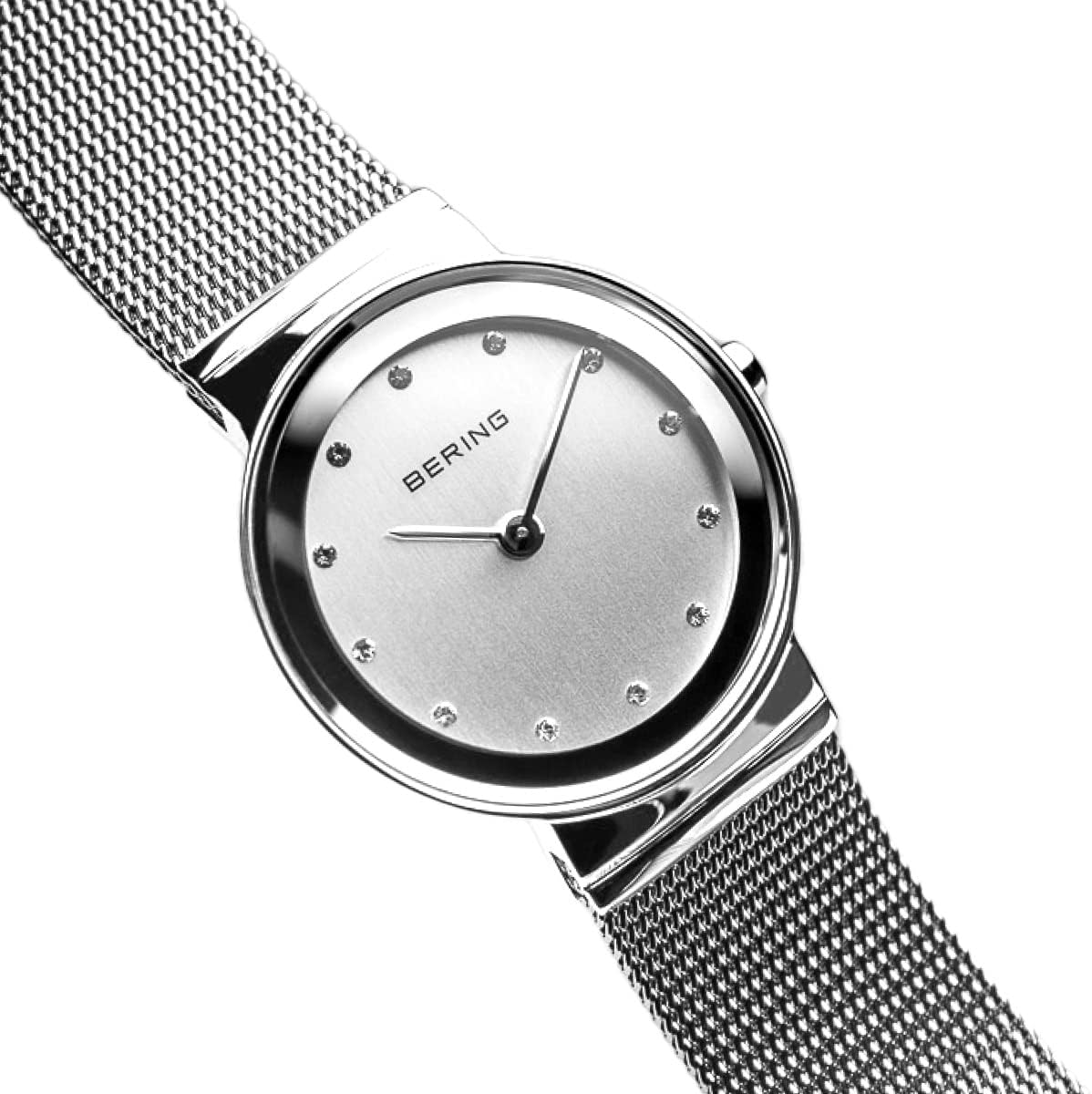 Bering Reloj Movimiento Cuarzo Mujer - Colección Clásica con Acero Inoxidable y Cristal de Zafiro 10126-XXX