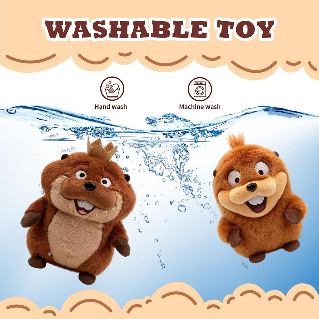 2 juguetes de peluche Hoppers, peluches de Mabel &amp; King George...