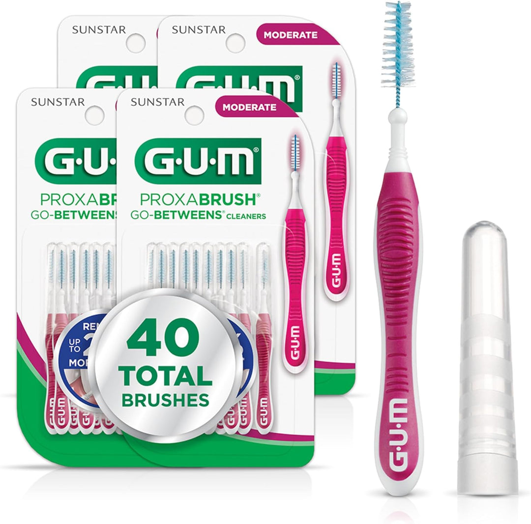 GUM Proxabrush Go-Betweens - Moderado - Cepillos interdentales - Pú...