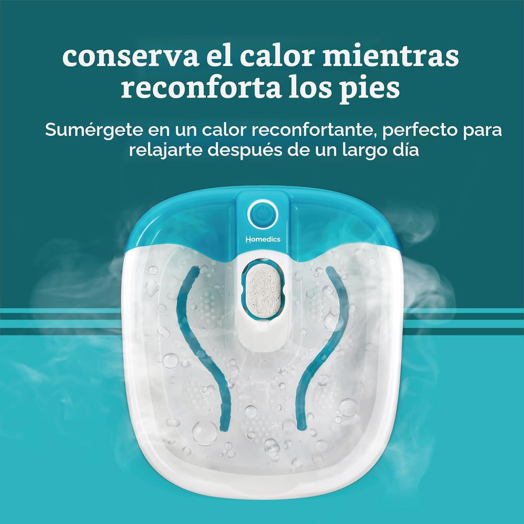 Homedics Bubble Mate - Spa de pies, baño de pies controlado por tac...