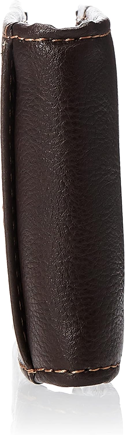 Columbia Billetera de cuero para hombre con bolsillo frontal y tarj...