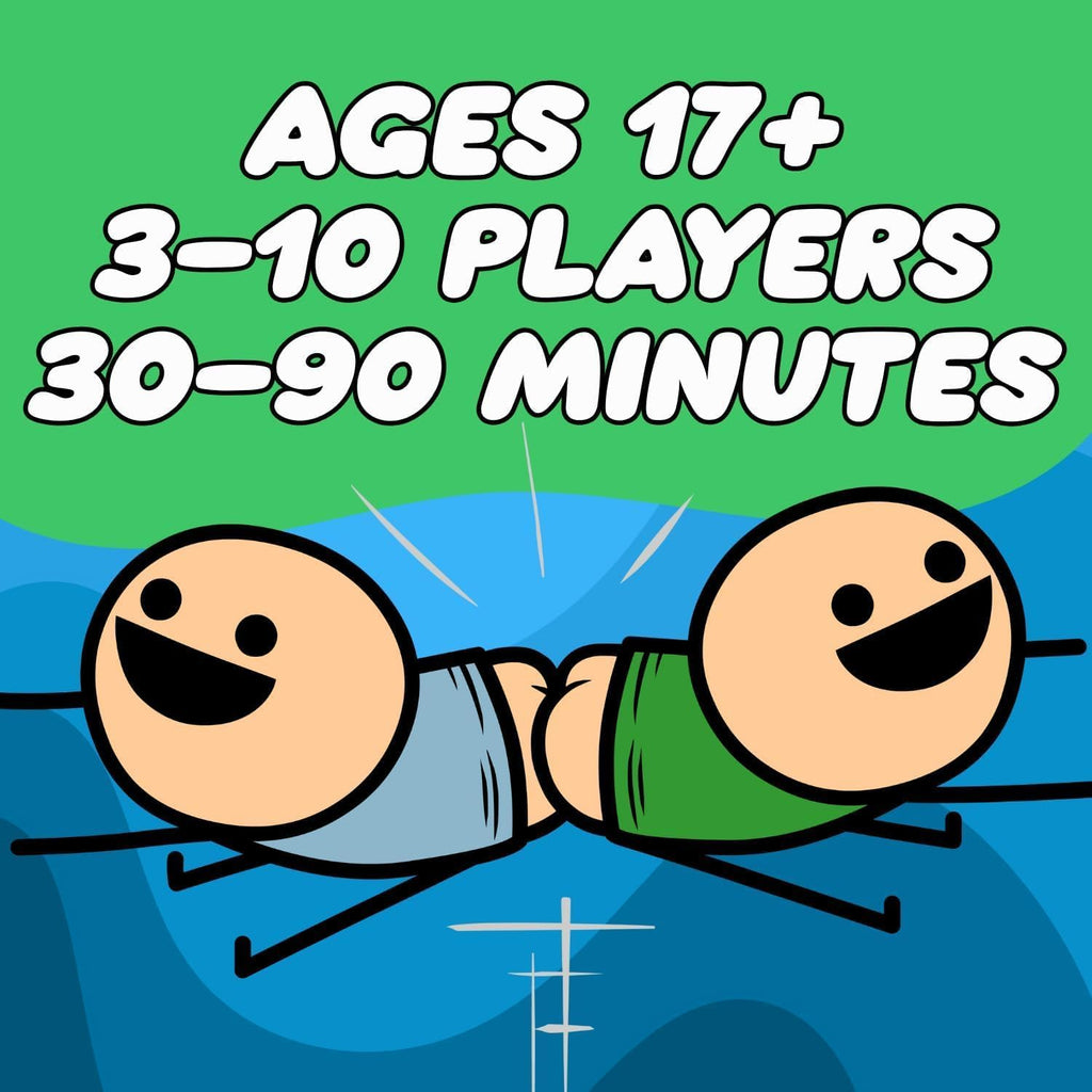 Joking Hazard by Cyanide & Happiness - Más de 360 tarjetas de cómics divertidas e inapropiadas, divertidos juegos de fiesta | Incluye tarjetas para añadir tus propias palabras