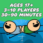 Joking Hazard by Cyanide & Happiness - Más de 360 tarjetas de cómics divertidas e inapropiadas, divertidos juegos de fiesta | Incluye tarjetas para añadir tus propias palabras