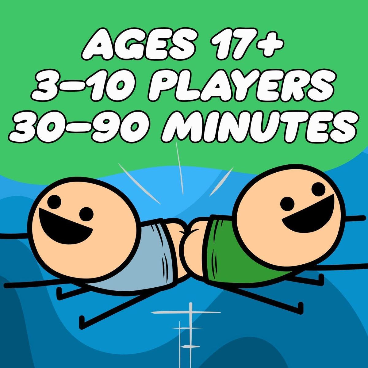 Joking Hazard by Cyanide & Happiness - Más de 360 tarjetas de cómics divertidas e inapropiadas, divertidos juegos de fiesta | Incluye tarjetas para añadir tus propias palabras