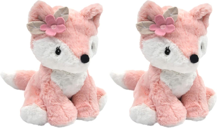 Lambs &amp; Ivy Friendship Tree - Peluche de zorro del bosque rosa,...