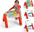 Fisher-Price Mesa de actividades 4 en 1 y caballete, versión multiidioma
