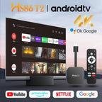 Android 14.0 TV Stick HS86 T2 4K 2GB RAM 16GB ROM Dual Wi-Fi BT5.4