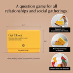 Intelligent Change Juego de cartas Get Closer Social Bonding, iniciadores de conversación con preguntas y actividades divertidas, juegos de conversación para adultos, juego rompehielos con 100