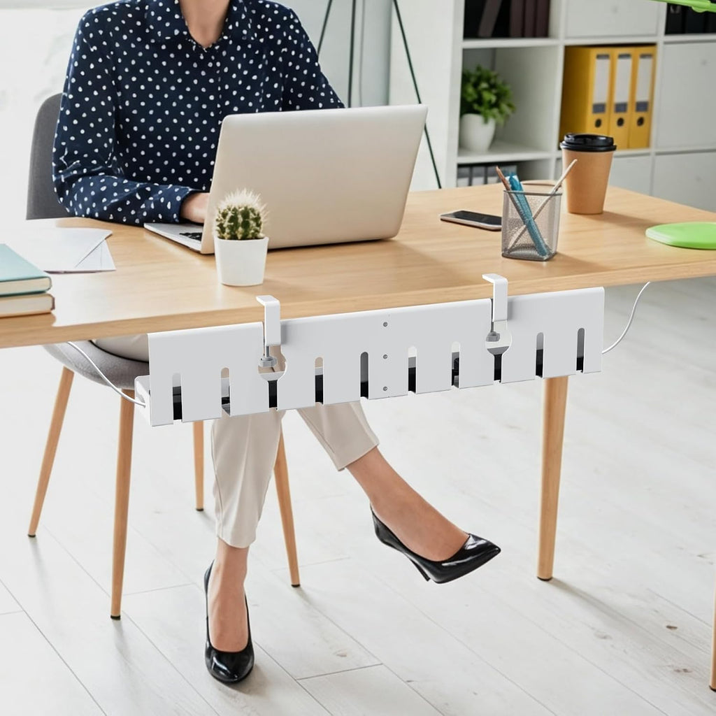 KEEGH Bandeja de organización de cables para debajo del escritorio, 32