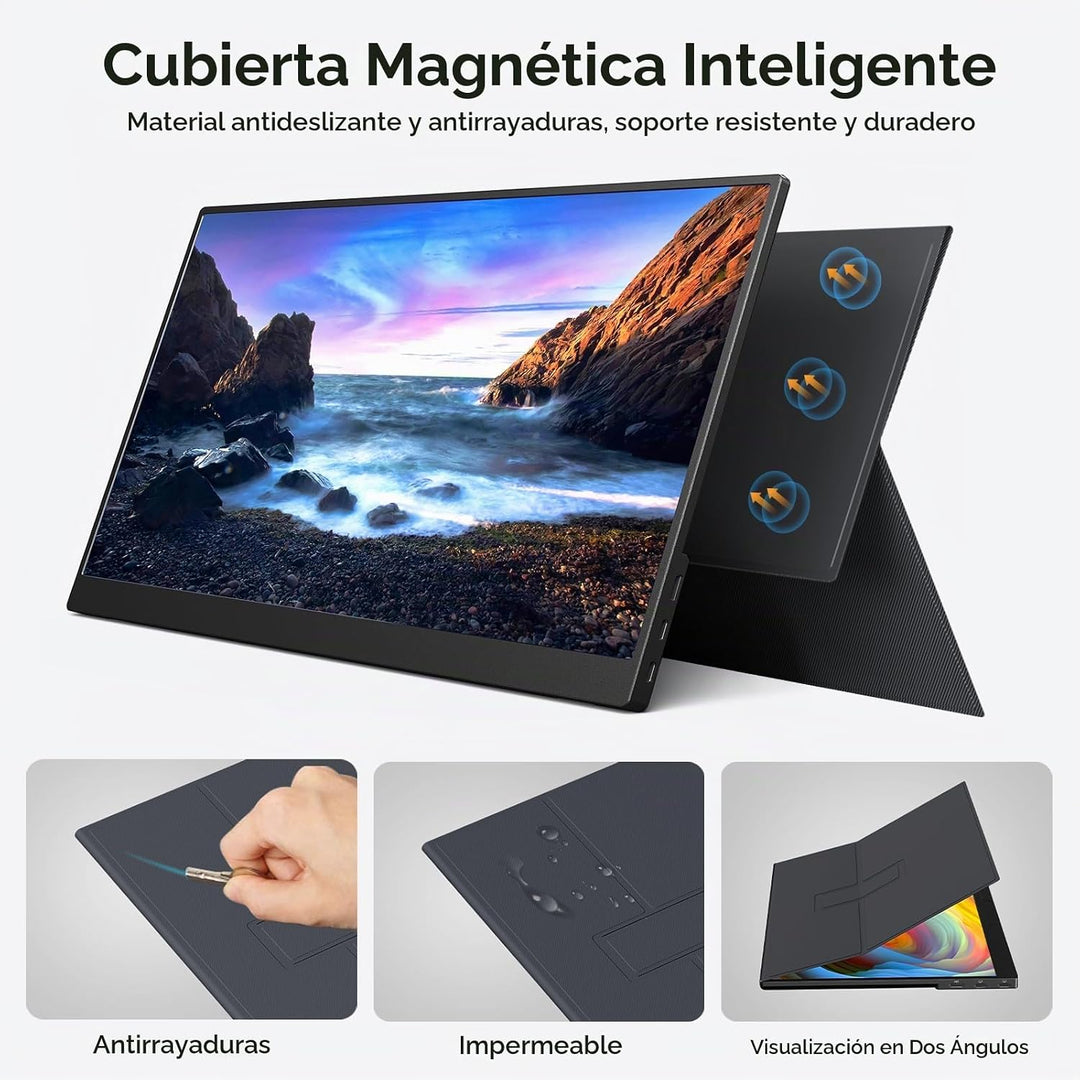 Yxk 17.3" Monitor portátil 1080P 144Hz IPS HDR | Pantalla de vi...