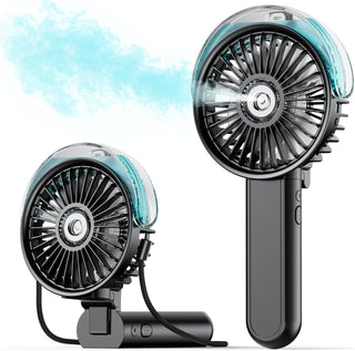 SWEETFULL Ventilador portátil de niebla - Ventilador personal de ma...
