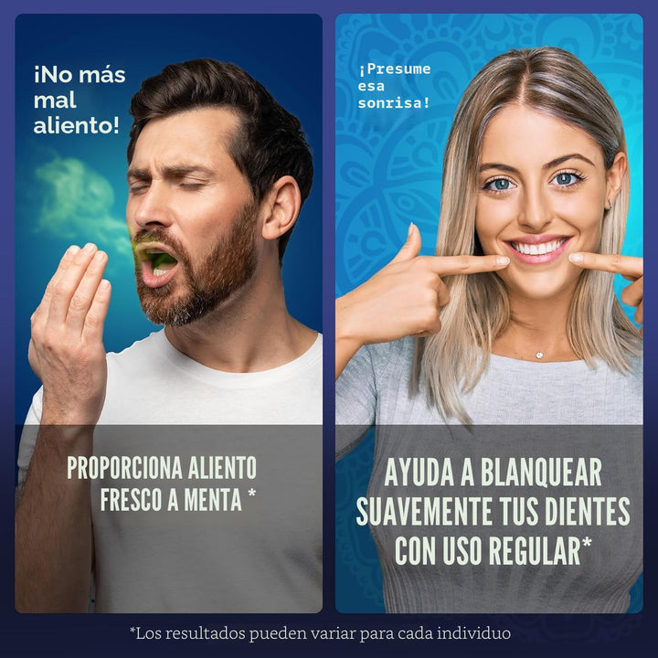 GuruNanda Enjuague bucal Oxyburst de doble barril, sin alcohol ni f...