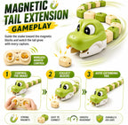 Juego de serpiente magnética para 2 jugadores para niños, juguete de juego