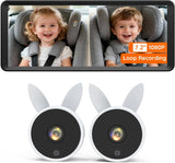 Babyvue BV3 MAX Monitor de bebé con cámara dual para automóvil con...