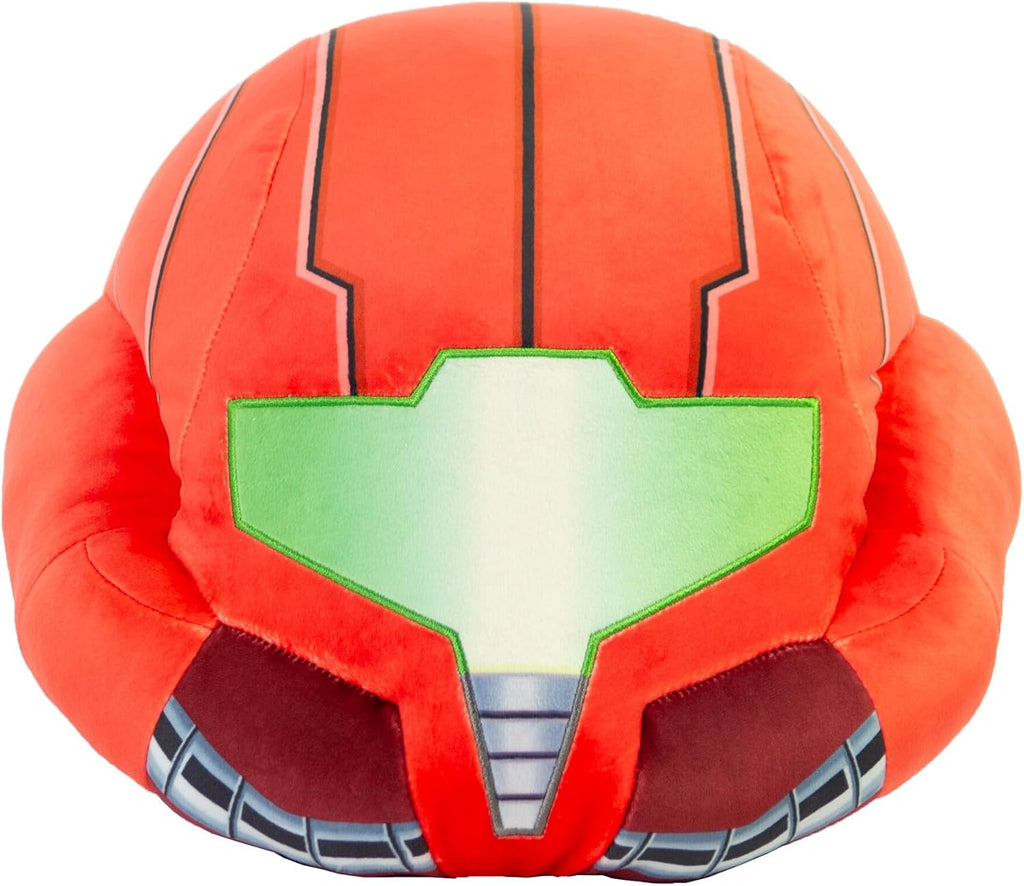 Club Mocchi- Mocchi- Metroid Prime Peluche - Casco de Samus - Peluche con Licencia Oficial con Detalles Auténticos - Mercancía de Videojuegos y Decoración de Sala de Videojuegos para Adolescentes
