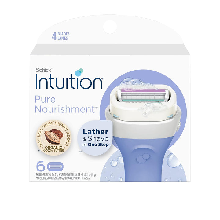 Paquete de maquinillas de afeitar Schick Intuition - Recargas con m...