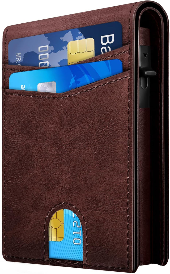 QLD Cartera para hombre \u2013 Bloqueo RFID [funcional y práctico]...