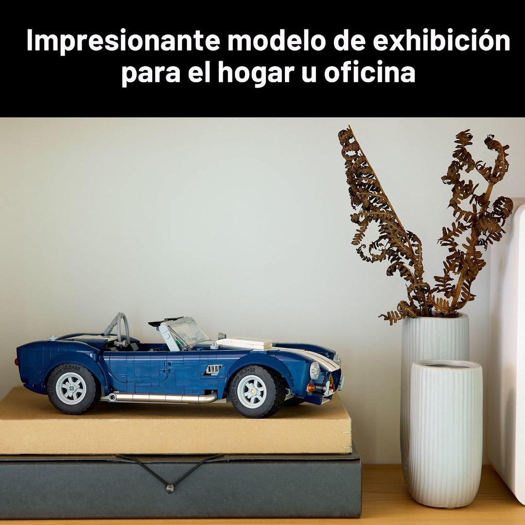 LEGO Icons Shelby Cobra 427 S\/C - Juego de construcción de automóv...