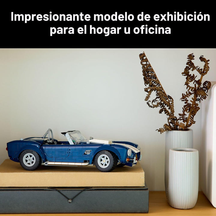 LEGO Icons Shelby Cobra 427 S\/C - Juego de construcción de automóv...