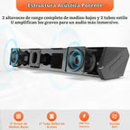 Barras de Sonido Bestisan para TV, Barra de Sonido Pequeña de 16'/50W para TV, Barra de Sonido con Profundidades de Sonido Mejoradas/DSP/Bass+/3EQ, Altavoces de Sonido Surround para TV Funciona con