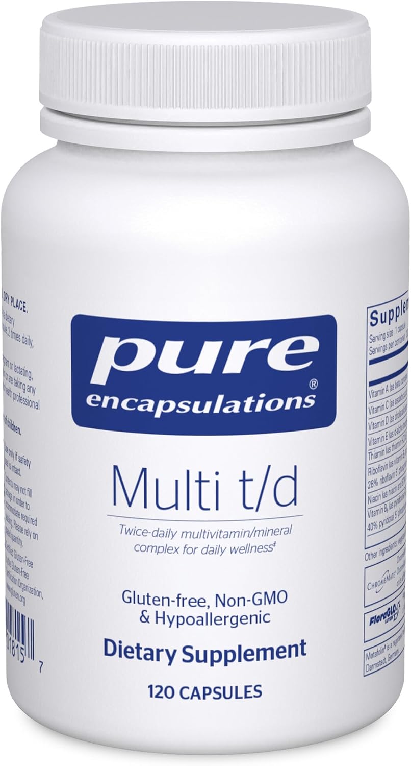 Pure Encapsulations Multi T\/D - Suplemento multivitamínico y miner...