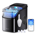 GoveeLife - Máquina inteligente para hacer hielo de encimera, máquina portátil para hacer hielo con control de voz, 9 cubos de hielo en 6 minutos, 3 tamaños, 12 kg/24 horas, autolimpieza, luces RGB
