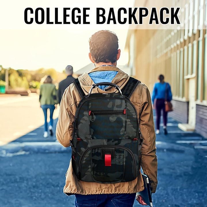 YOREPEK Mochila de viaje, extra grande de 50 litros para laptop par...