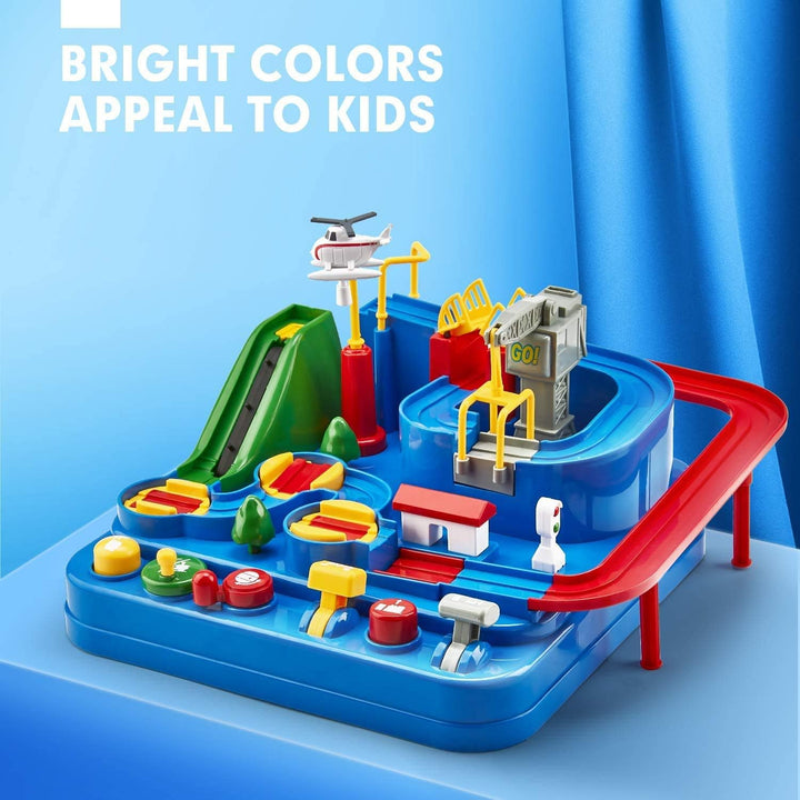 CubicFun Pistas de carreras para niños juguetes de