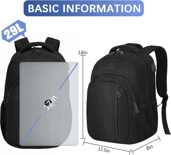 LARIPOP - Mochila para laptop de viaje de 15.6 pulgadas, mochila pa...
