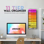 Organizador de archivos de pared de 11 niveles y organizador de archivos