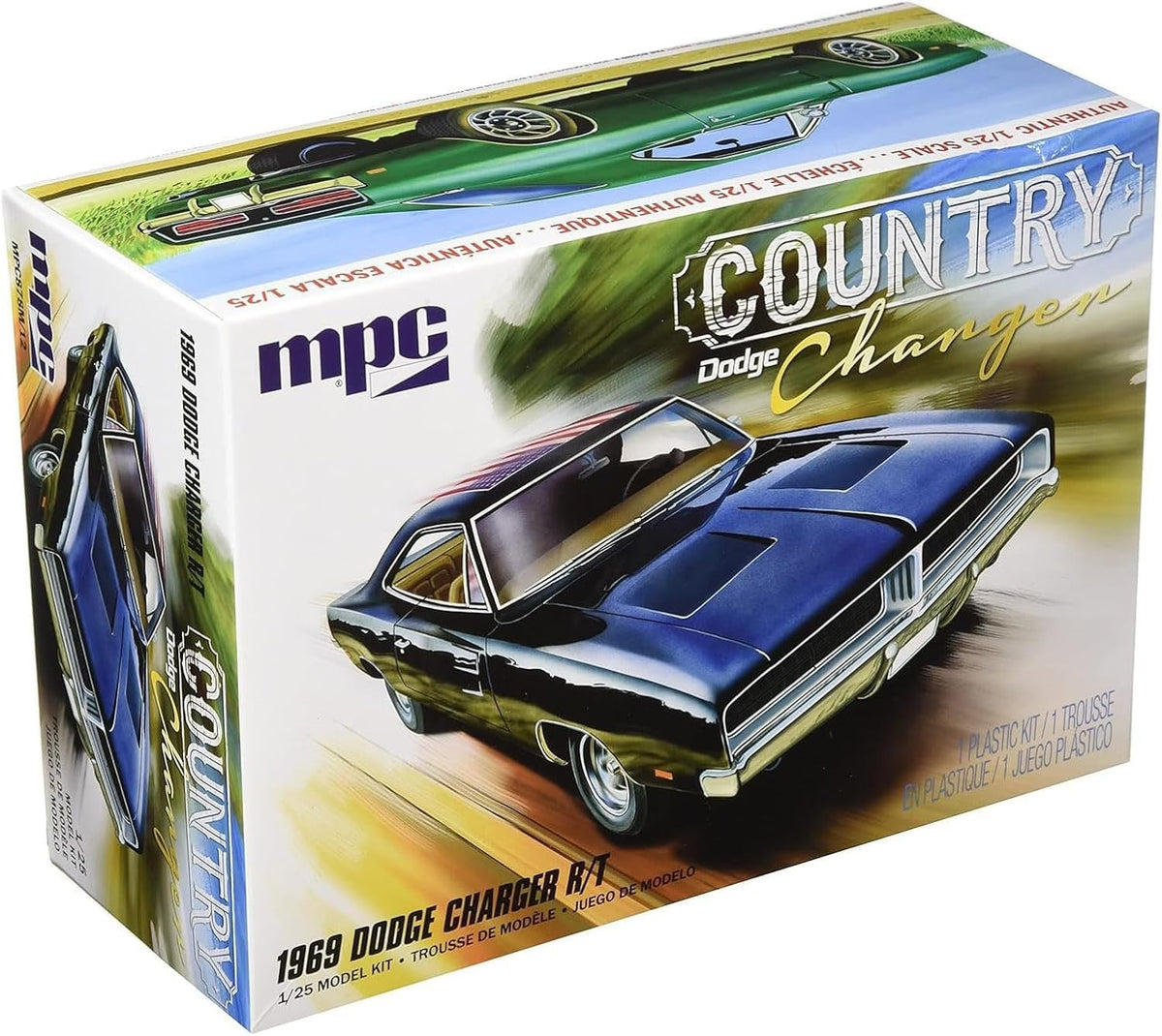 MPC 1969 Dodge Country Charger R-T Kit de modelo escala 1:25