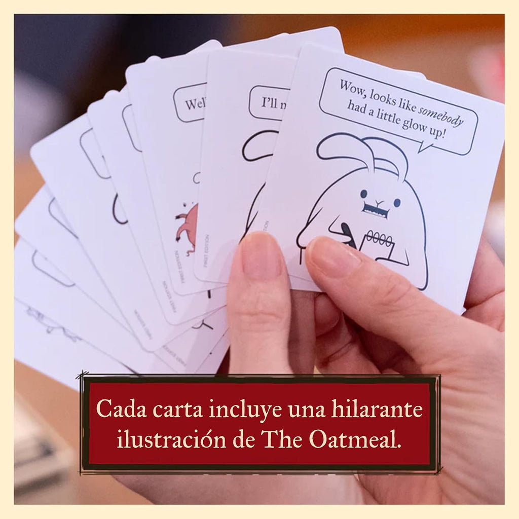 Exploding Kittens Terapeuta Horrible: Edición Extra Horrible – 3-8 jugadores – 17+ años – 15 min – Juego cómico de construcción – Fiesta, Noche Familiar, juego de cartas