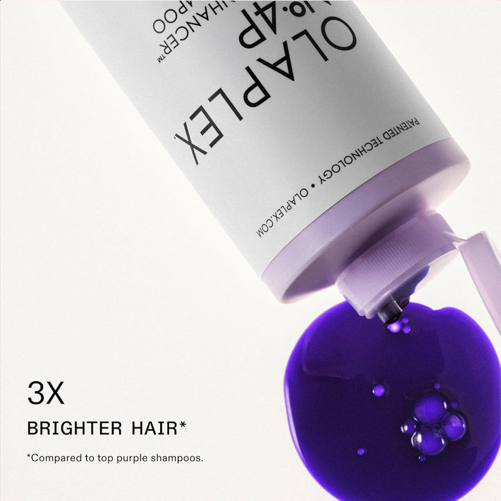 Olaplex No. 4P Blonde Enhancer Purple Toning Shampoo, Repairs, Hydr...