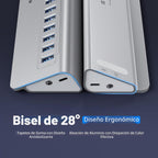 intpw, YH16A, hub USB 3.2 de 16 puertos, alimentado
