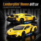 YESHIN 1:24 Lamborghini Coche De Juguete Amarillo, RC Drift Car Lamborghini